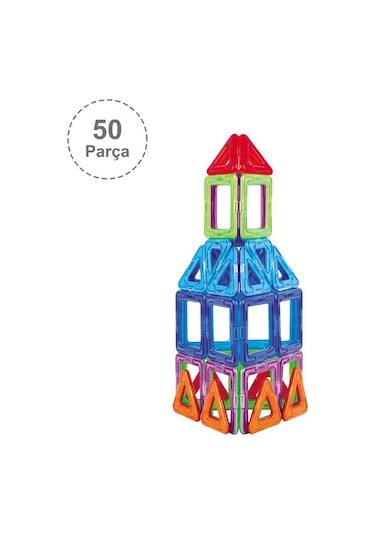 Magformers Mıknatıslı Basic Set - 50 Parça