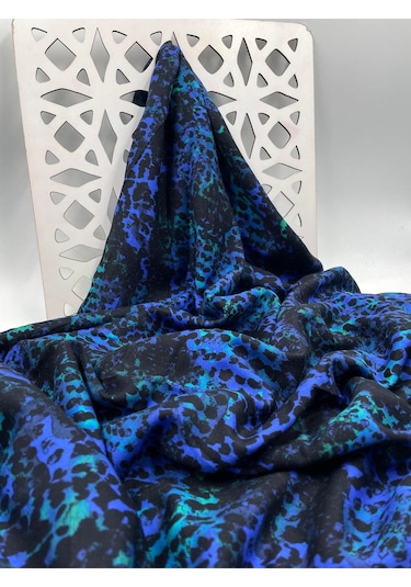 Kışlık Belmando Leopar Desen Viskon