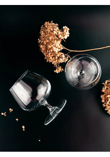 Pasabahce 6'lı Cam Şarap Bardağı Seti 10944919 Beyaz