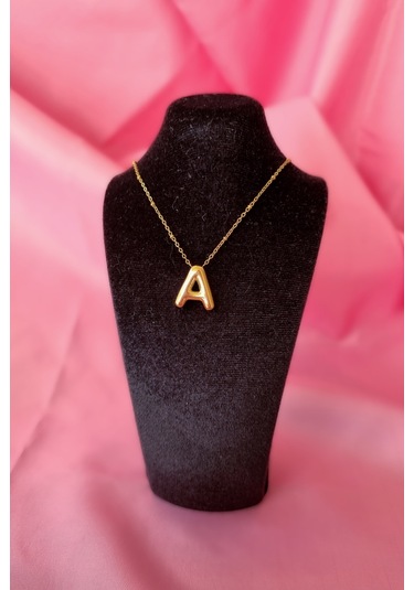 A Harfi Kadın Çelik Kolye