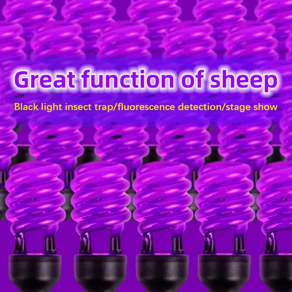 Youtek 2 Adet 20w Siyah Işık Lambası 365nm - E27 110v - Zararlı Böcek Tutucu - Tarım Ve Halloween Dekorasyonu İçin