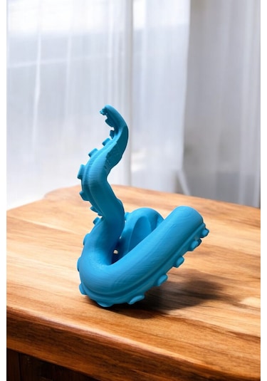 Ps4/ps5 Uyumlu Konsol Standı Kol Tutucu Stand Joystick Standı 3d Baskı Ahtapot Şeklinde Mavi
