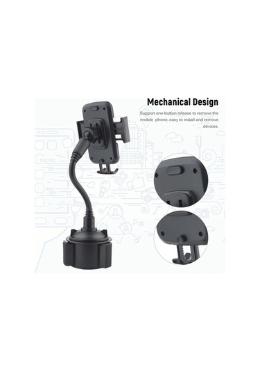 Ebitda Evrensel Araç Tutucu - 55-92mm, Abs&43 Metal, 220mm Kollu