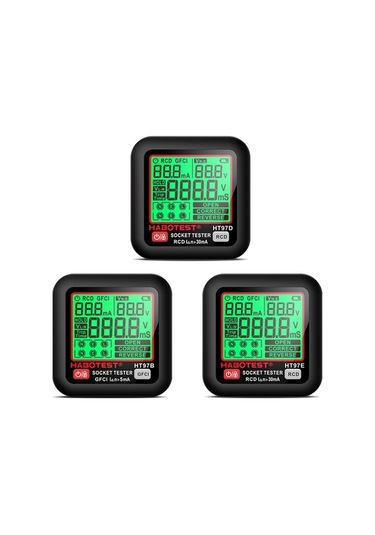 Trendooze Habotest Ht97d Priz Test Cihazı: Otomatik Kapatma, Hd Ekran, Geniş Kullanım