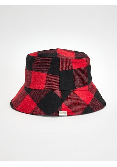 Ltb Kadın Şapka 011249060960019 - 13396 Kırmızı - Siyah