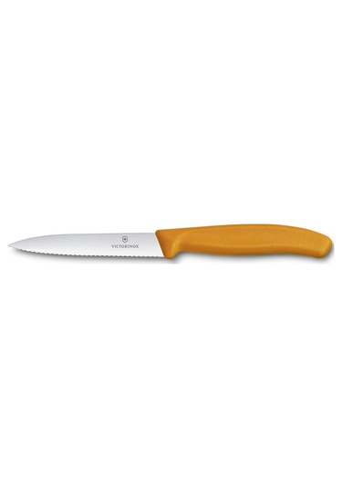 Victorinox 67736L9 Swissclassic 10 Cm Tırtıklı Soyma Bıçağı Şeffaf