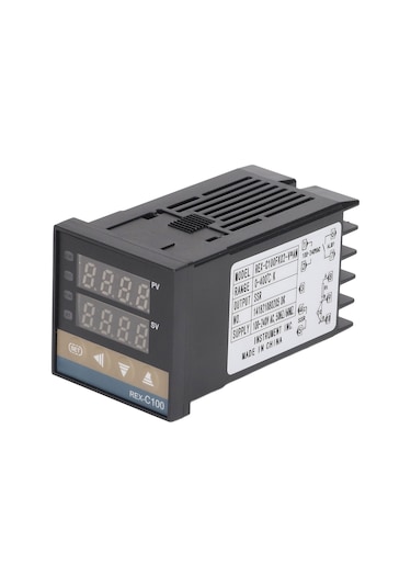 Mufunye Dijital Pıd Sıcaklık Kontrol Seti Rex-c100 : 0-400 C Aralığı, 1m Termokuple Ve 40a Röle İle Inkübasyon, Çiftlik Ve Sanayi Kontrolü