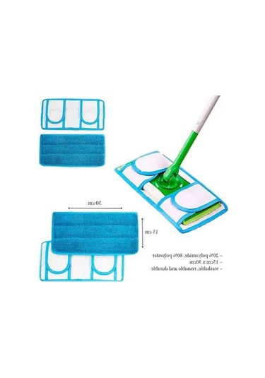 Pazly Yer Temizliği Swiffer Pratik Mavi Geeroyoo Emici Dayanıklı Bez - Ke