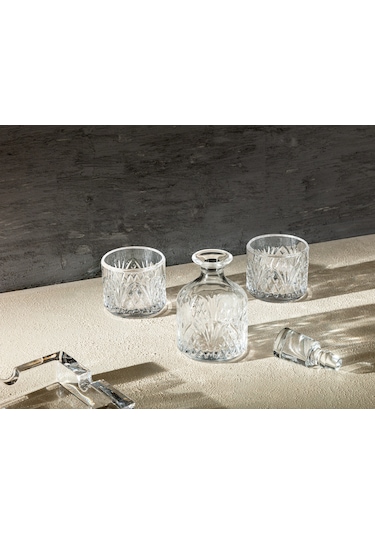Madame Coco Aron 3 Parça Cam Viski Karaf Seti - Kapaklı Sıse0000000002280 - 245 Ml-std