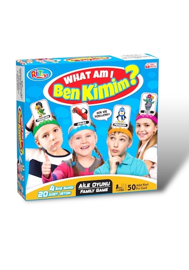 What Am I Ben Kimim Akıl Zeka Aile Kutu Oyunu Oyuncak