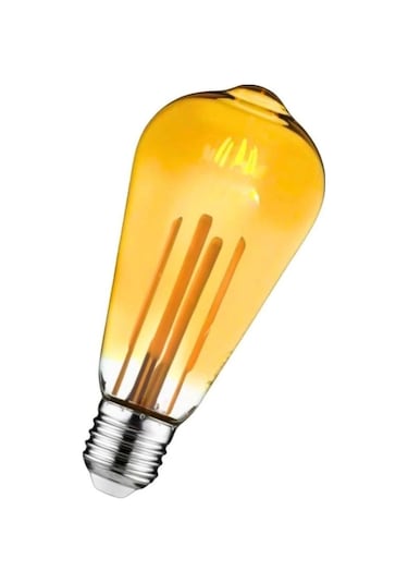 Armut Tasarım E27 Rustik Ampul Vintage Amber Kırılmaz Plastik Gövde