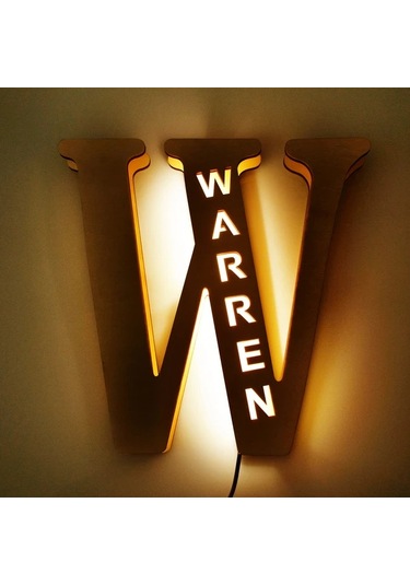 Honeybeeshop W 1 Adet Zouwıı Kisilesellestirilmis Led Duvar Gece Lambasi Ozel Isim Tarih Geri Donusturulmus Ahsap Usb Yatak Odasi Dekoru Ciftler Yil Donumu Hediyesi Ahşap