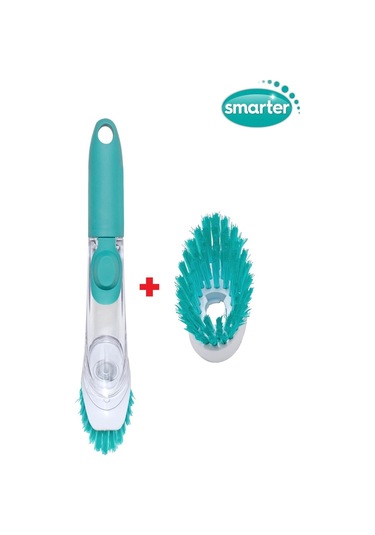 Smarter Deterjan Hazneli Bulaşık Fırçası + Yedek Fırça