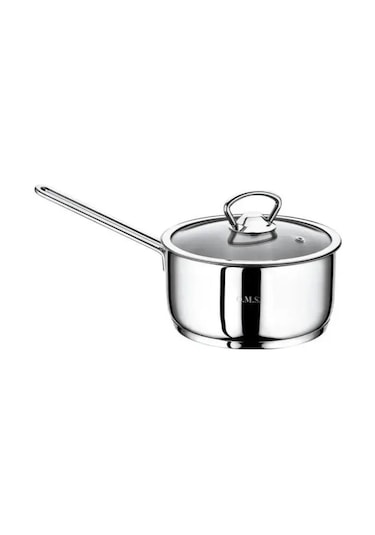 Oms 2008-t Mini Derin Tek Kulp Sos Tencere 14x8 Cm 1,20 Litre Gri