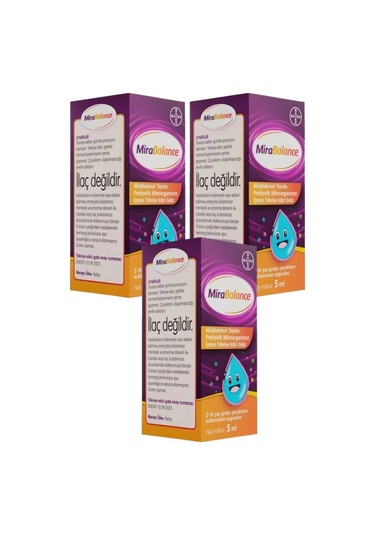 Mirabalance Probiyotik Damla 5 Ml X 3 Adet