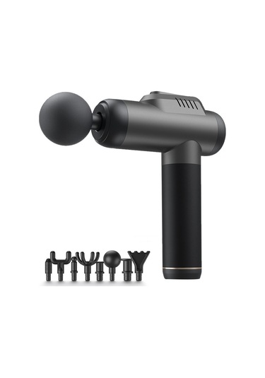 Sones Kaslar Rahatlatıcı Masaj Aleti Fitness Ekipmanı Fasya Tabancası, Renk: Amiral Gemisi Yükseltmesi 6 Vites Gri Çok Renkli