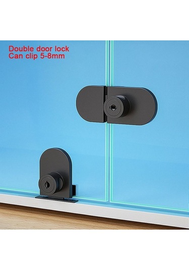 Paslanmaz Çelik Donanım Güvenlik Dolabı Ekran Kilidi Cam Kapı Kilitli Dolap Kapı Kilidi Lockset Style 8