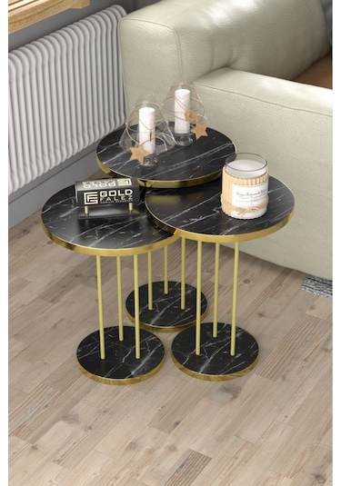 Zigon Sehpa Terra Bendir Gold