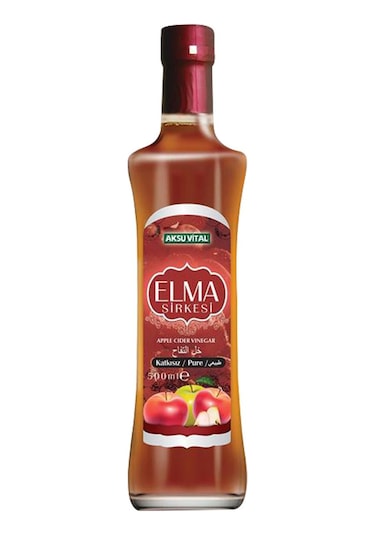 Aksu Vital Elma Sirkesi Cam 500 ML