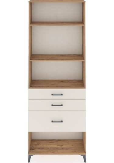 Arges Dolap 3 Raflı 3 Çekmeceli 88x30x243 Çam-aytaşı Atlas Çam