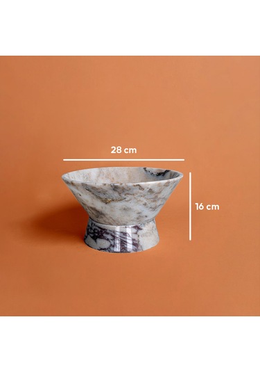 Conica Ayaklı Kase Beyaz