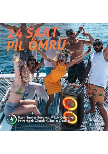 W-King T11 220W Party Box 24S Bluetooth 5.3 Hoparlör