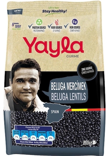 Yayla Gurme Beluga Mercimek 8 x 500 G