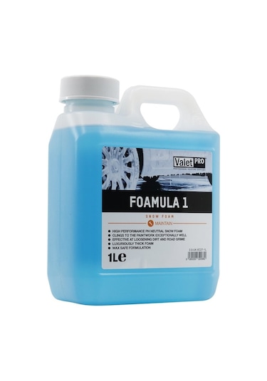 Valet Pro Foamula 1 Ph Nötr Yıkama Köpüğü 1Lt.