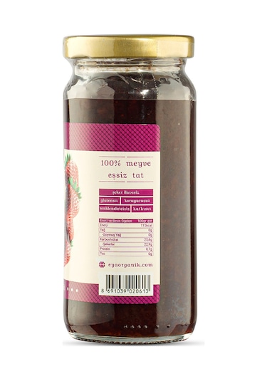 Organik Çilek Reçeli 280gr