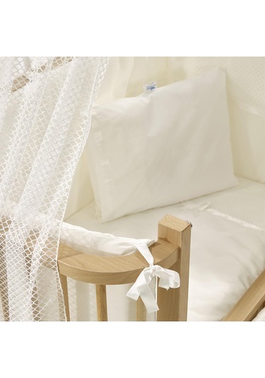 Meltem Kids Mood Ekru Pamuklu Bebek Uyku Seti 50 x 90 CM Ekru