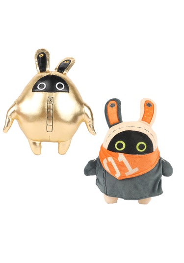 Zenglais Zonzero Prasbang Peluş Oyuncak - Sarı-beyaz Sarı - Beyaz