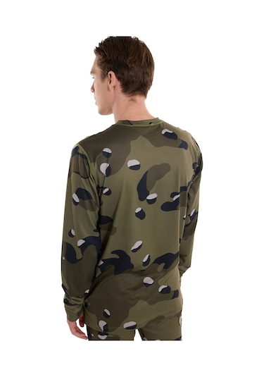 Burton Burton Cre Eck Erkek Yeşil İçlik Üst Forest Moss Cookie Camo Haki