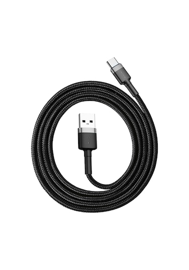 Baseus Cafule Type-C CATKLF-BG1 1 M Şarj Kablosu Siyah