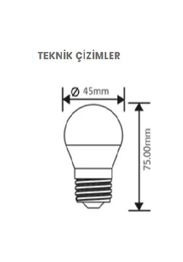 Braytron 5 W E-27 Duy 6500K Beyaz Işık Mini Led Ampul - Ba11-005