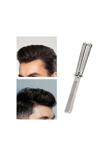 Suntek Kelebek Taraklar Bıyık Metal Katlama Uygulama Argent-b