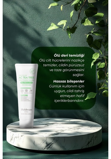 Muldream Ac Tea Tree Fresh Yüz Temizleme Köpüğü 120 ML