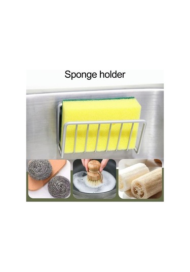Sünger Tutucu Yumruksuz Mutfak Lavabo Kompakt Güvenli Vantuz Organizatör Düzenli Sayaçlar Mutfak Lavabo Aksesuarları