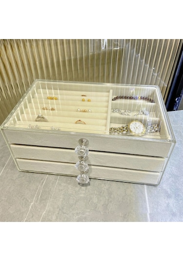 Kewendashiye Çok Katmanlı Çekmeceli Takı Organizatörü 001