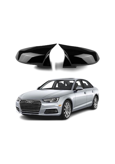 Audi A6 Yarasa Ayna Kapağı Batman Parlak Siyah Piano Black