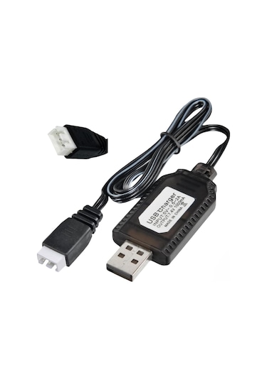 Sertec 7.4v Li-ion Sm-3p Soket Drone Bataryası Usb Şarj Kablosu