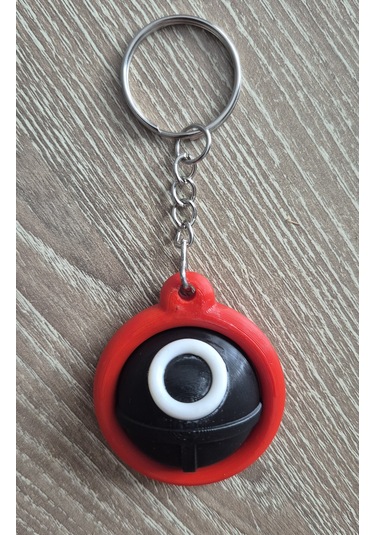 Squid Game Temalı Anahtarlık Seti - 3 Adettir