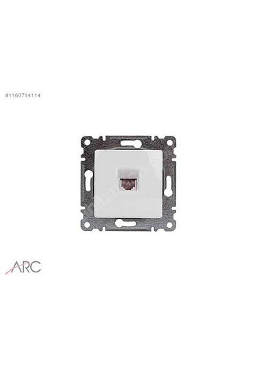 Makel Lillium Beyaz Nümeris M30001014 Modül Telefon Prizi 12 Adet