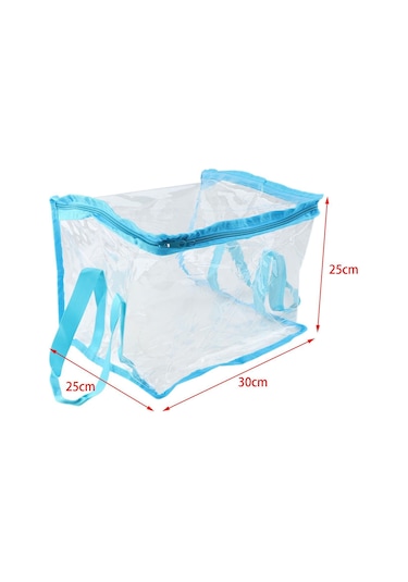 Homyl Temizle Kitap Saklama Çantası Seyahat Ev Ofis Için Su Mavi