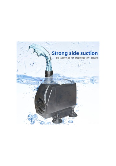 Mufunye Sm-2500 Taşınabilir Mini Su Pompası: 2500l/h Akış, 2.5m Yükseklik, Balık Tankı Ve Bahçe Havuzu İçin İdeal