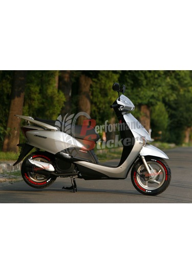 Michelin Scooter Lastik Yazısı Lastik Stiker 10-14inç Arası Uygun