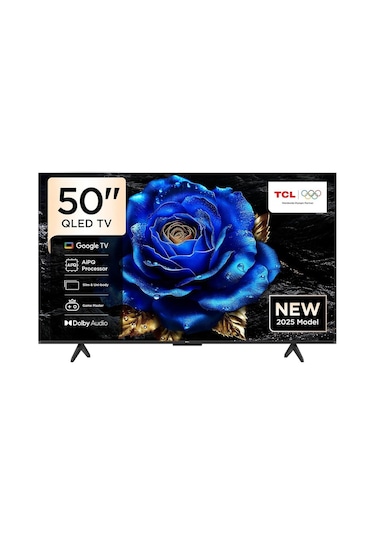 TCL 50T6C 4K Ultra HD 50" 127 Ekran Uydu Alıcılı Google Smart QLED TV