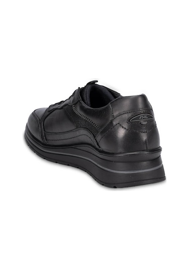 Forelli 21328-h Peon Siyah Kadın Hakiki Deri Ayakkabı Siyah
