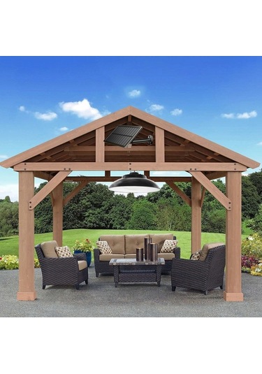 Tongxida 8w Güneş Enerjili Duvar Lambası, 48 Led, Pır Sensörlü, 2200mah Batarya, Bahçe/ev/depo Kullanımı, Siyah Siyah