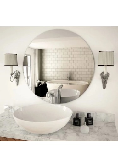 Salon Dekorasyon Aynası Gümüş
