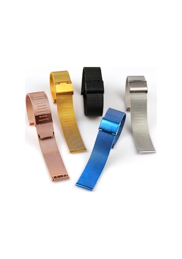 Paslanmaz Çelik Kordon Mk1002-rose Gold - 22mm Şeffaf